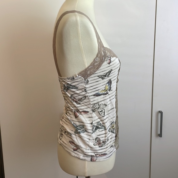 REWIND Size Small Tank Lace and‎ Butterflies - Picture 3 of 9